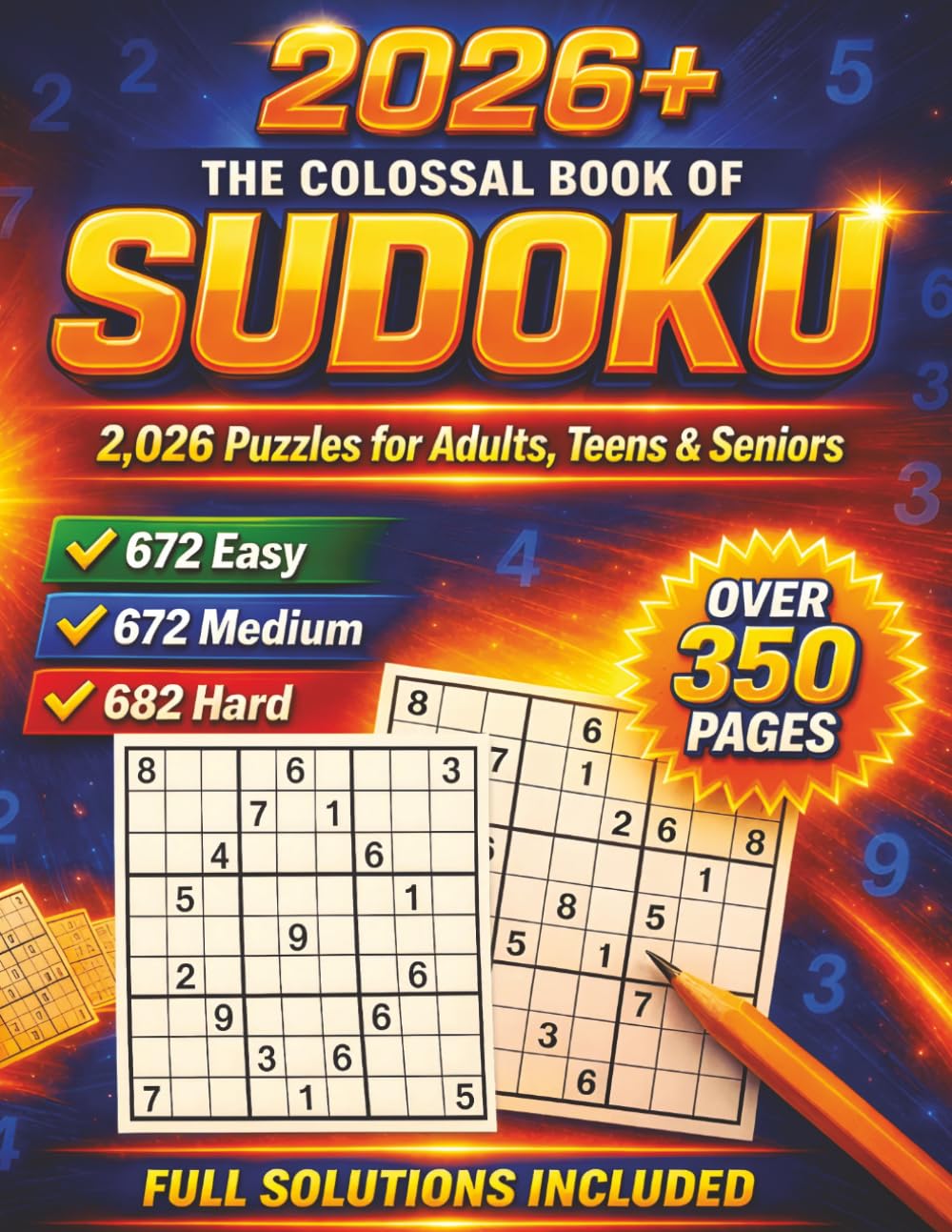 2026 Colossal Book of Sudoku Cover