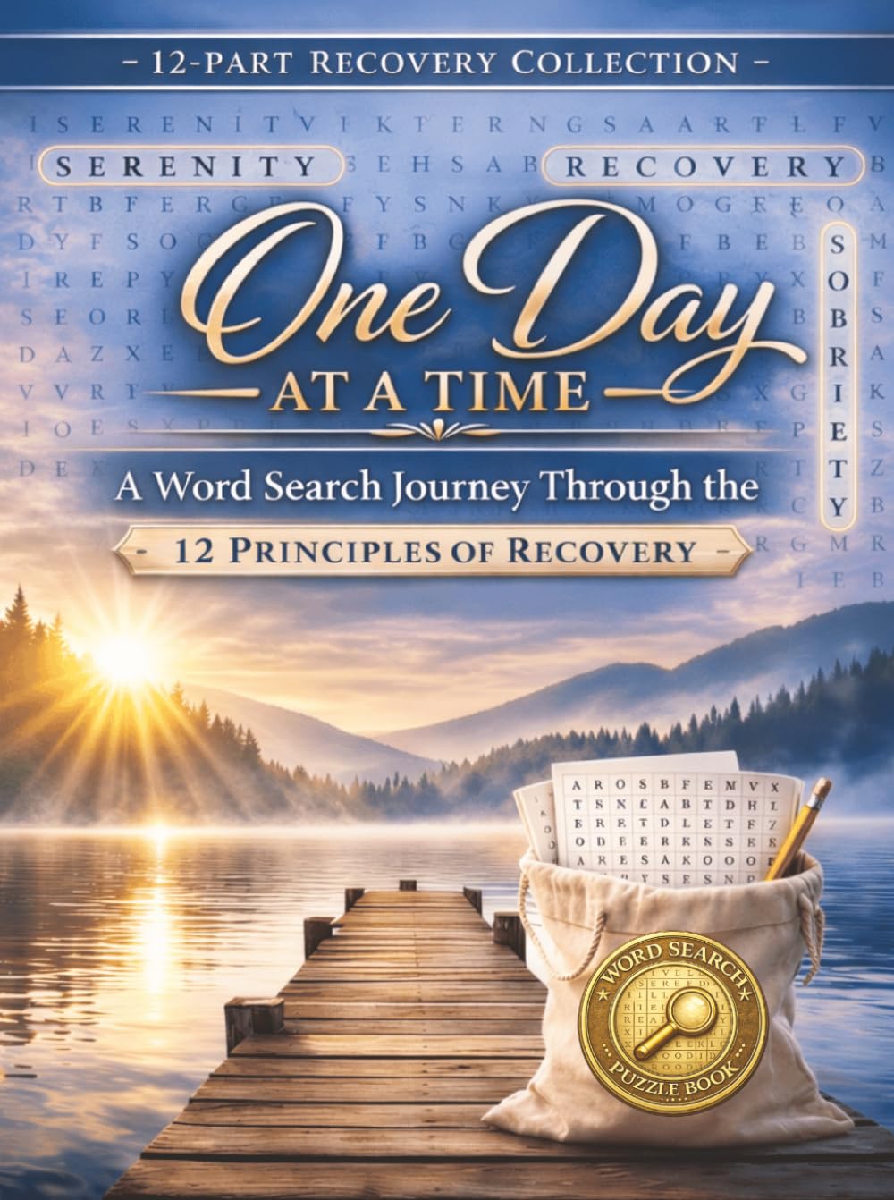 One Day at a Time Recovery Word Search Cover